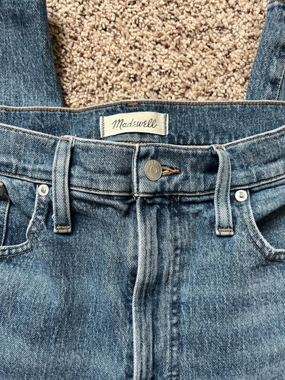 Madewell NWOT Medium Wash High-Rise Straight Leg Perfect Vintage Women's Jeans - Picture 3 of 6